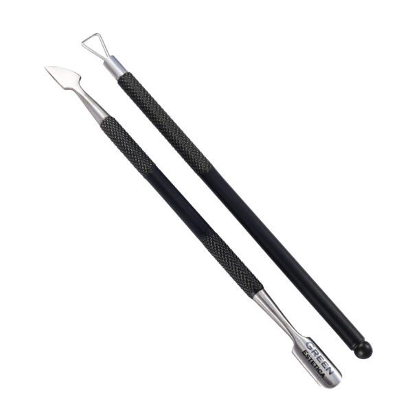 cuticle pusher, black cuticle pusher, stainless steel cuticle pusher