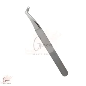 stainless steel L shape tweezer for eyelash