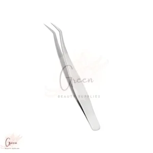 premium stainless steel curved tweezer for eyelash