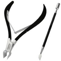 Stainless Steel Double Spring Black Cuticle Nipper