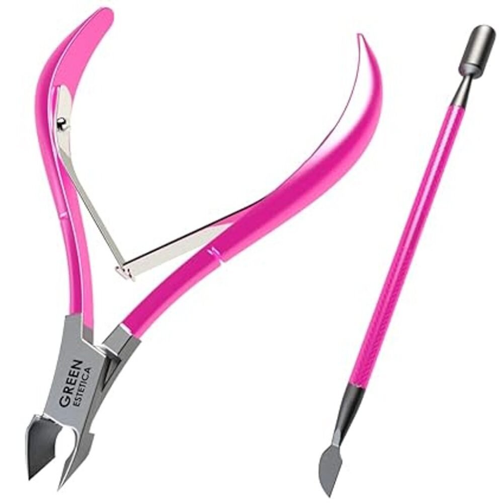 Premium Stainless Steel Cuticle Nipper with Pusher