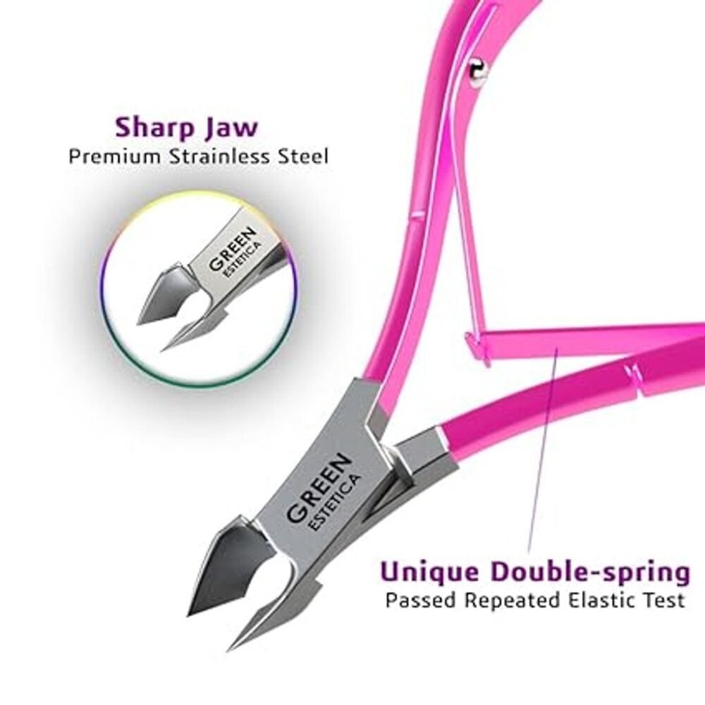 Premium Stainless Steel Cuticle Nipper with Pusher - Image 3