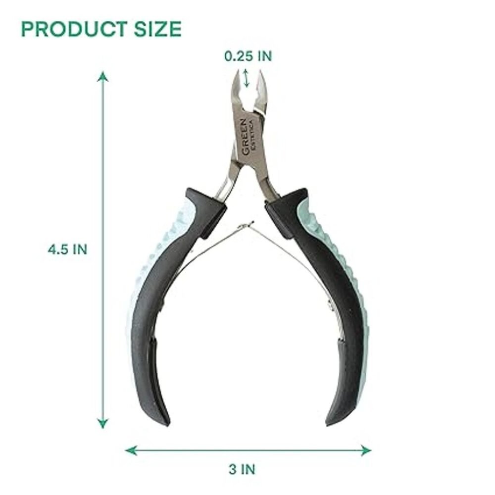 Non-slip Grip Stainless Steel Cuticle Nipper - Image 3