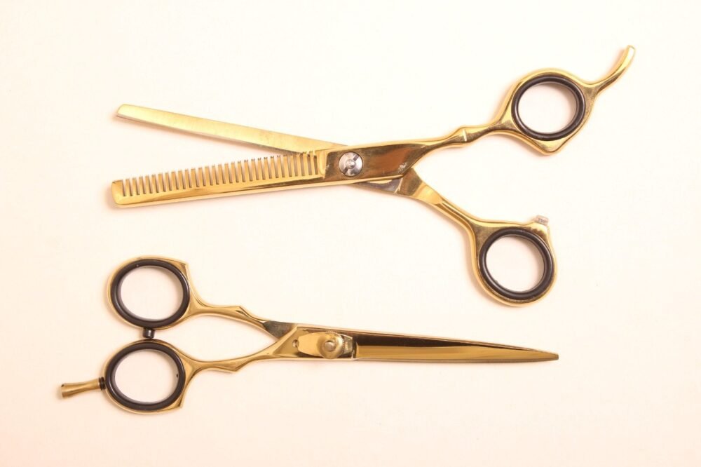 Classic Stainless Steel Barber Scissors for Stylish Cuts - Image 2