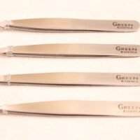 4 Pcs Stainless Steel Eyelash Tweezers Set