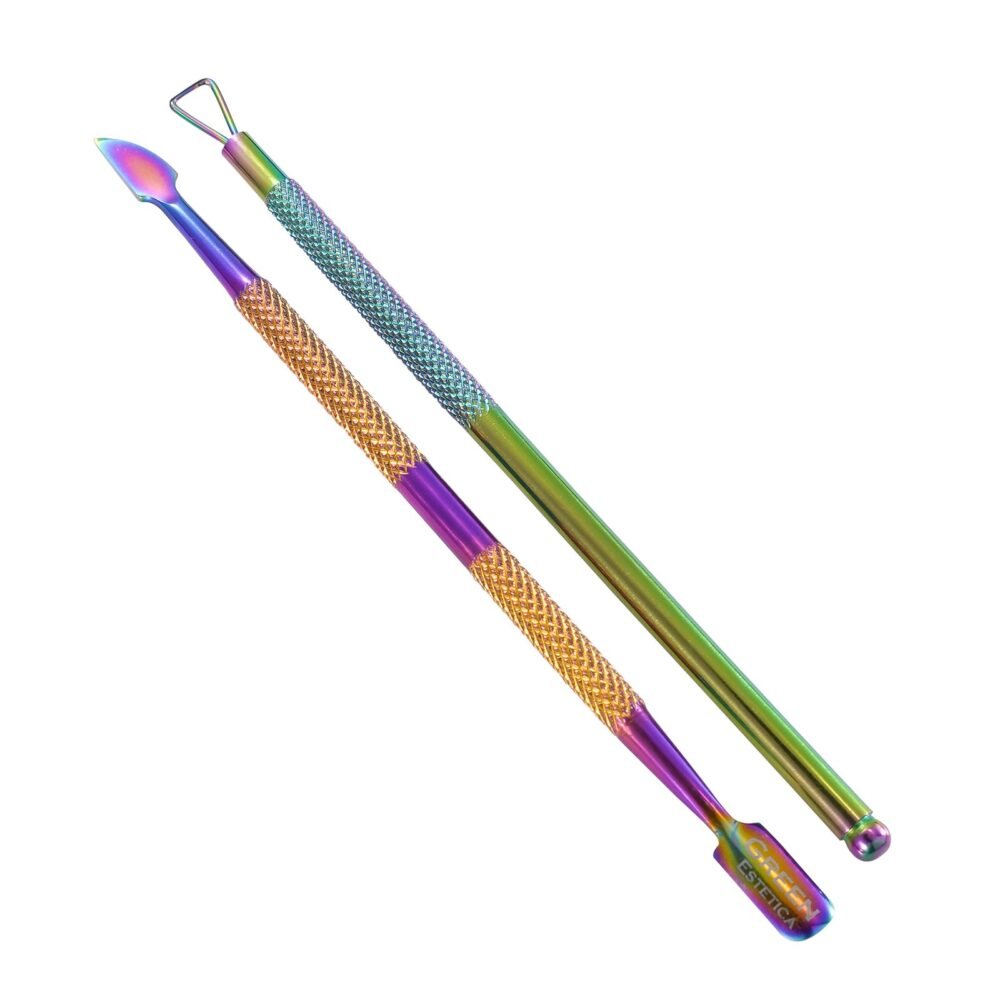 Multi-Colored Stainless Steel Cuticle Pusher - Image 2