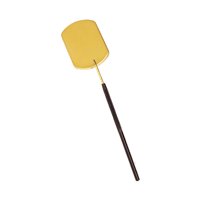 Precision Gold Eyelash Mirror – Wide Angle View Tool