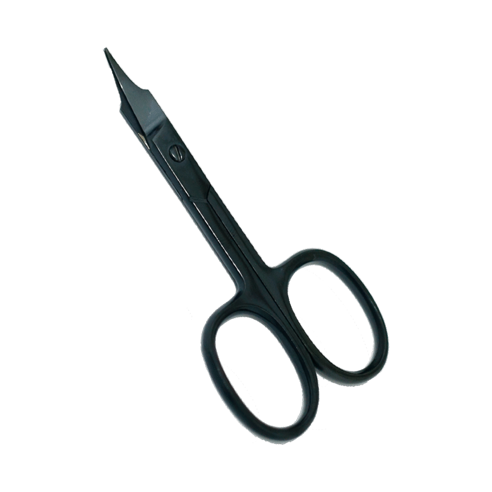 Matte Black Precision Cuticle Scissors