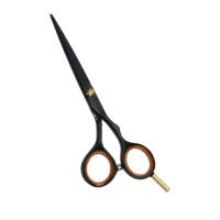 NoirEdge Matte Black Hair Cutting Scissors