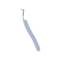 Frosted Precision Curved Tweezer – Clarity, Comfort & Control
