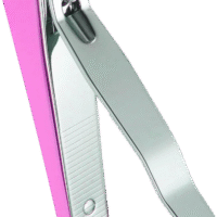 Pink Grip Precision Nail Clipper – Vibrant Comfort with Every Cut