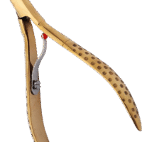 Perforated Grip Gold Cuticle Nipper
